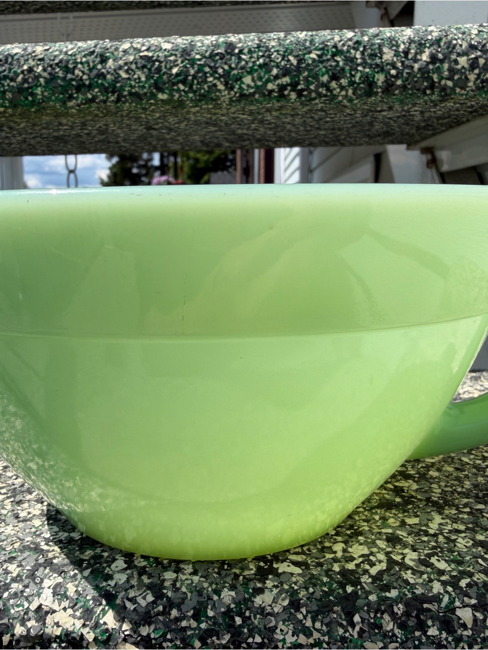 Anchor Hocking Green Glass Serving Bowl : Original Fire King
